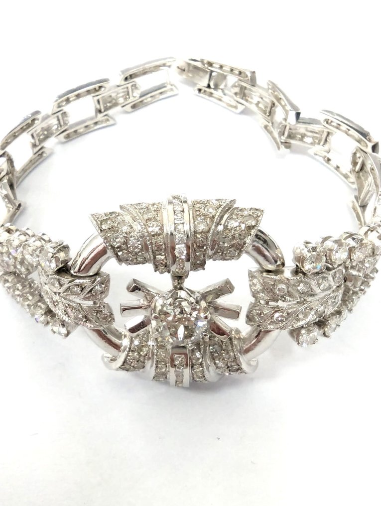 Bracelet Platinum Diamond  (Natural) - Diamond  #2.2