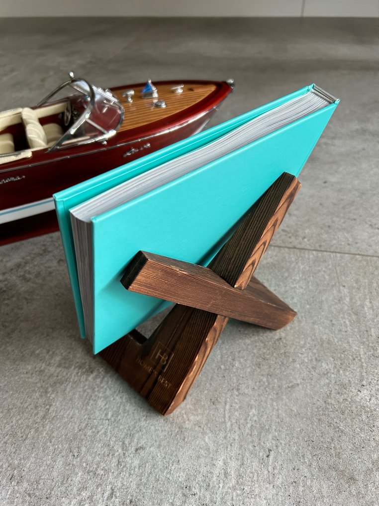 Riva Aquarama 1:12 - Modellino di barca  (2) - Edizione limitata: legno di mogano, rosso + libro RIVA ultra raro. #3.2