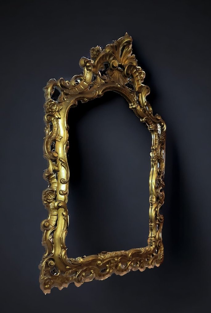 Oglinda de perete  - Lemn auriu #2.1