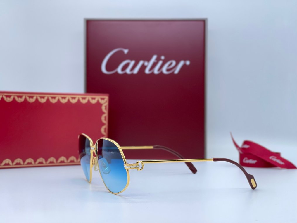 Cartier - Panthere GM Vintage Gold Planted 24k - Sunglasses #2.2
