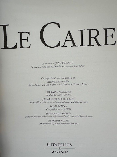 André Raymond, a.o. - Le Caire - 2000 #1.2