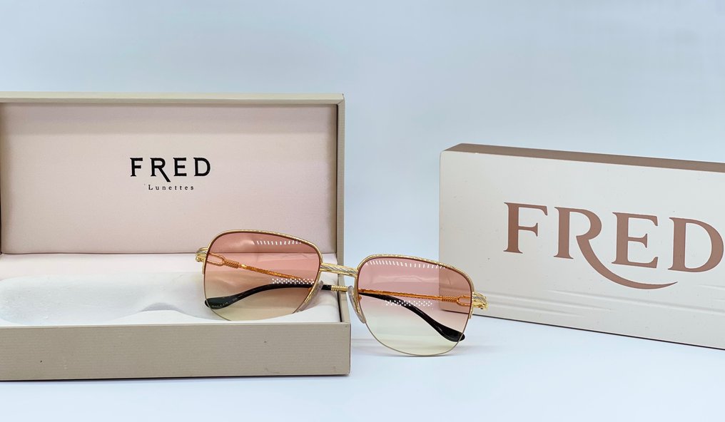 Other brand - Fred Cabestan Vintage Gold Planted 24k - Sunglasses #3.2
