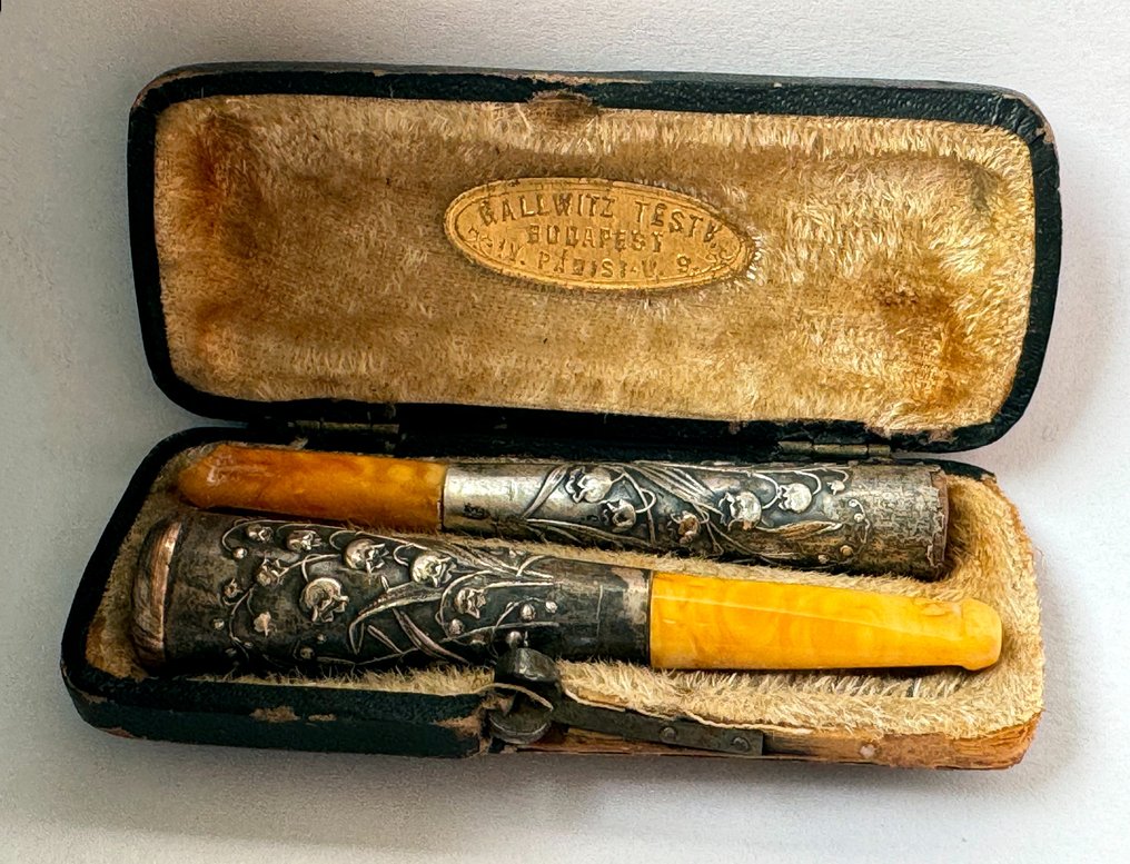 Gallwitz - Cigar holder - Amber, Gold, Silver #3.1