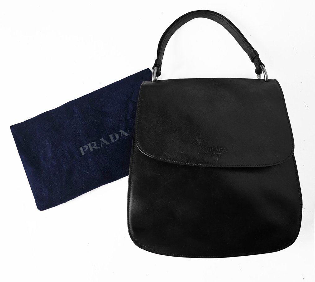 Prada - Vintage in Pelle Nera - Handtasche #1.2