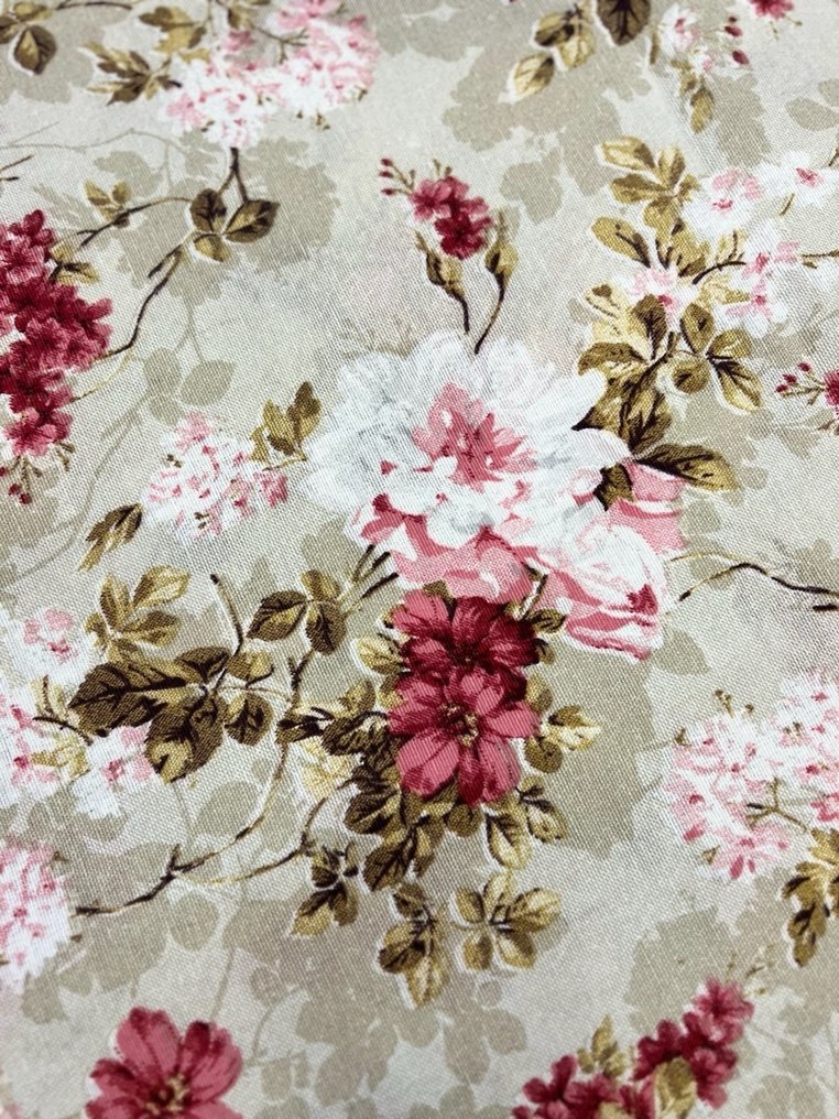 San Leucio - elegancka tkanina meblowa w kwiatowy wzór - Tkanina  - 280 cm - 250 cm #1.1