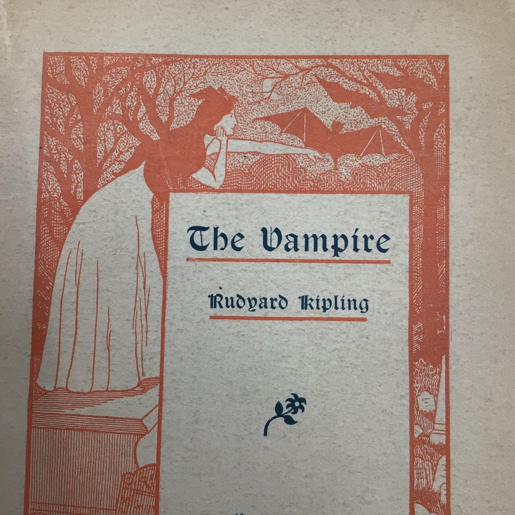Rudyard Kipling The Vampire 1898 Catawiki