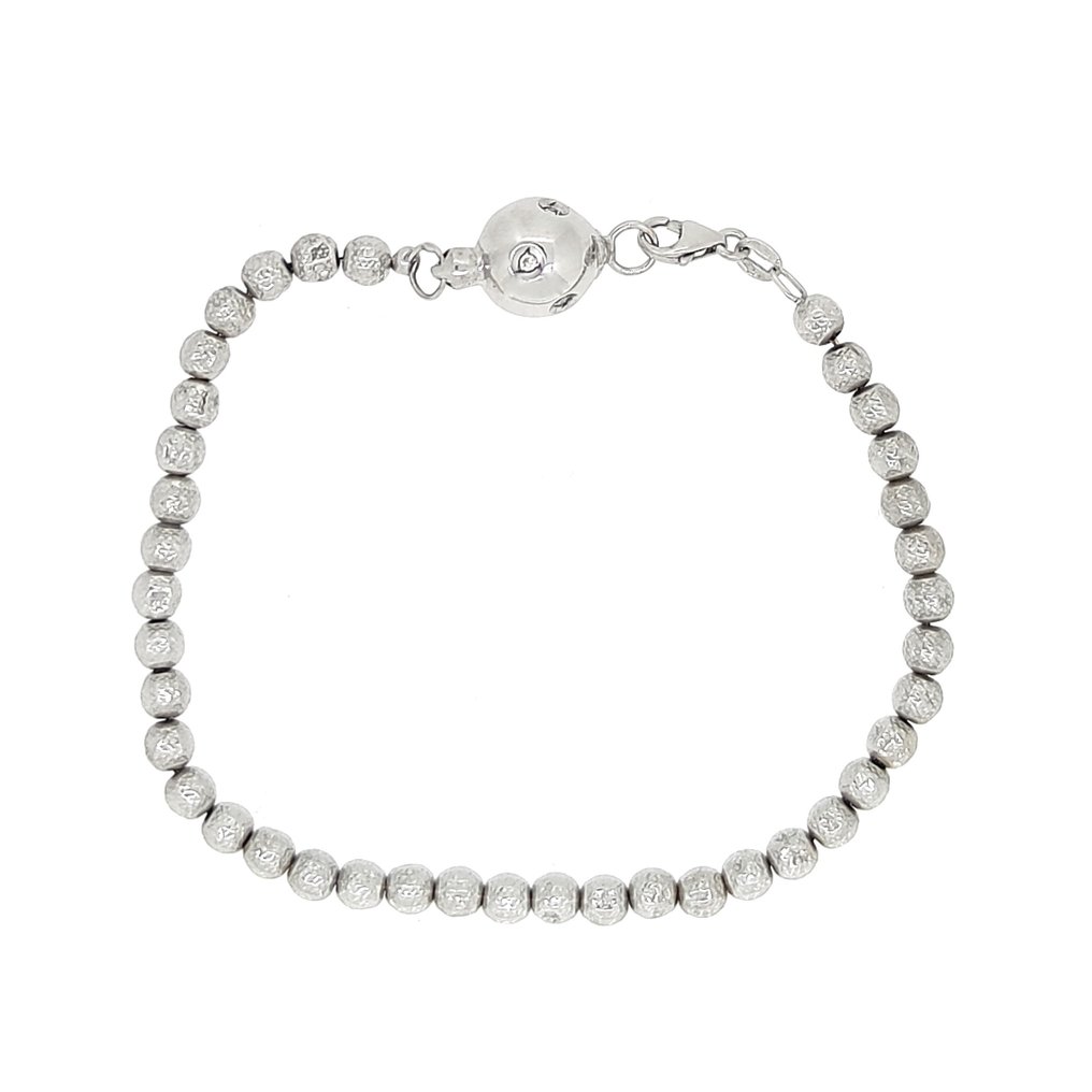 Bracelet - 18 carats Or blanc -  0.06ct. tw. Diamant #1.2