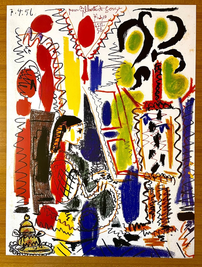 Pablo Picasso (after) - L'Atelier à Cannes (1956) - 1990‹erne #1.2