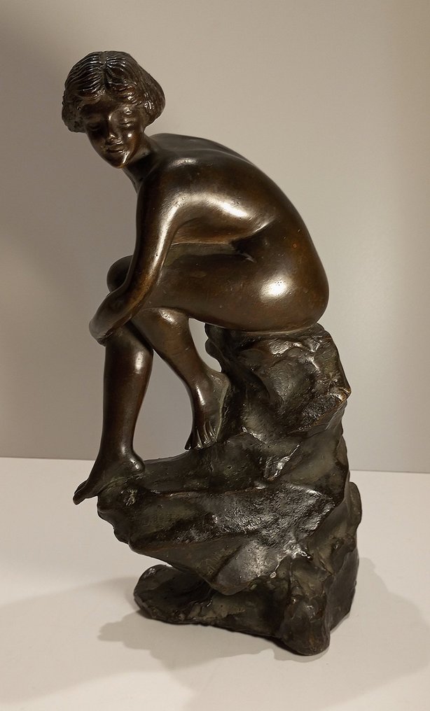 Escultura, Venere al bagno - 25 cm - Bronze #1.1