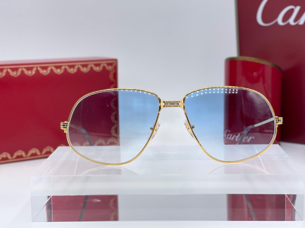 Cartier - Panthere GM Vintage Gold Planted 24k - Γυαλιά ηλίου #3.1