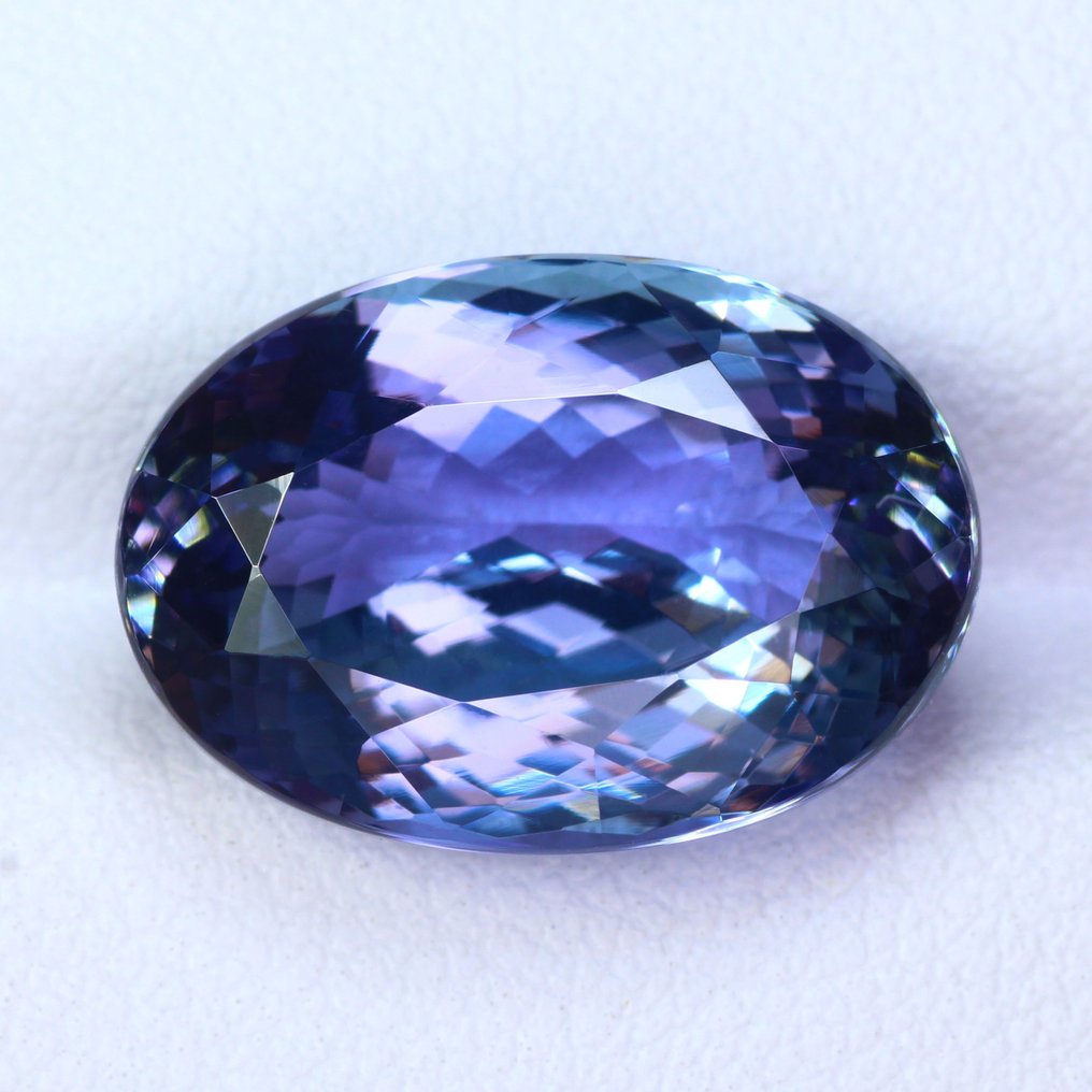 紫罗兰色, 蓝色 坦桑石  - 13.16 ct - 国际宝石研究院（IGI） #2.1