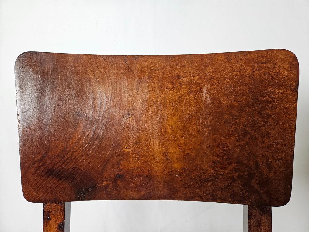椅子 (4) - 装饰艺术石南木椅子 - 伯尔胡桃木 #2.3
