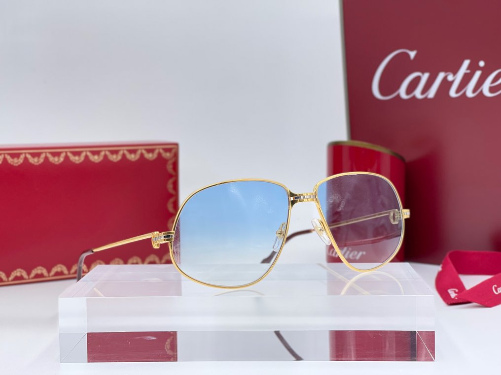 Cartier - Panthere GM Vintage Gold Planted 24k - Γυαλιά ηλίου #1.1