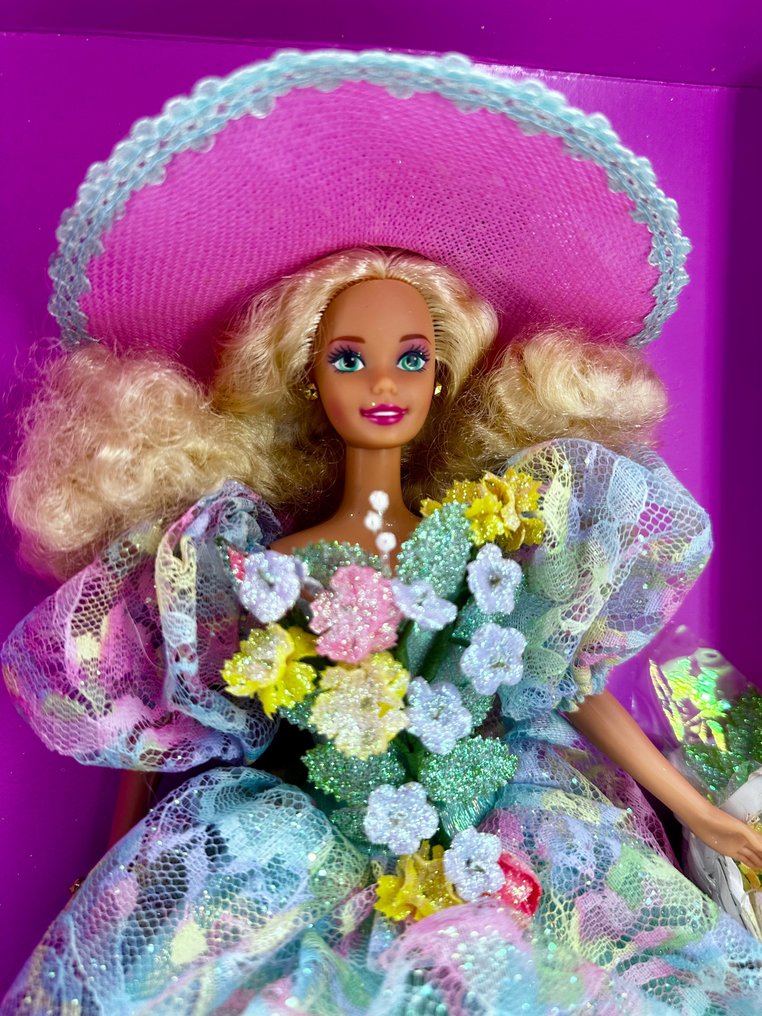 Mattel  - Barbie doll Spring Bouquet - 1994 Enchanted Seasons - 1990-2000 - USA #2.1