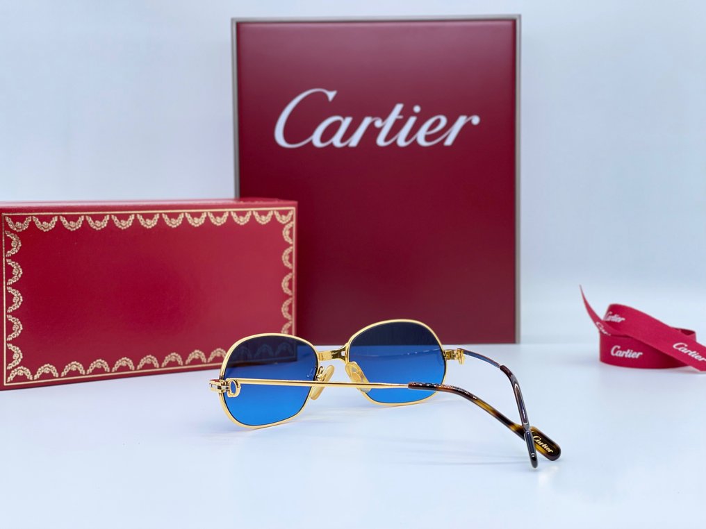 Cartier - Panthere PM Vintage Gold Planted 24k - Sunglasses #3.1
