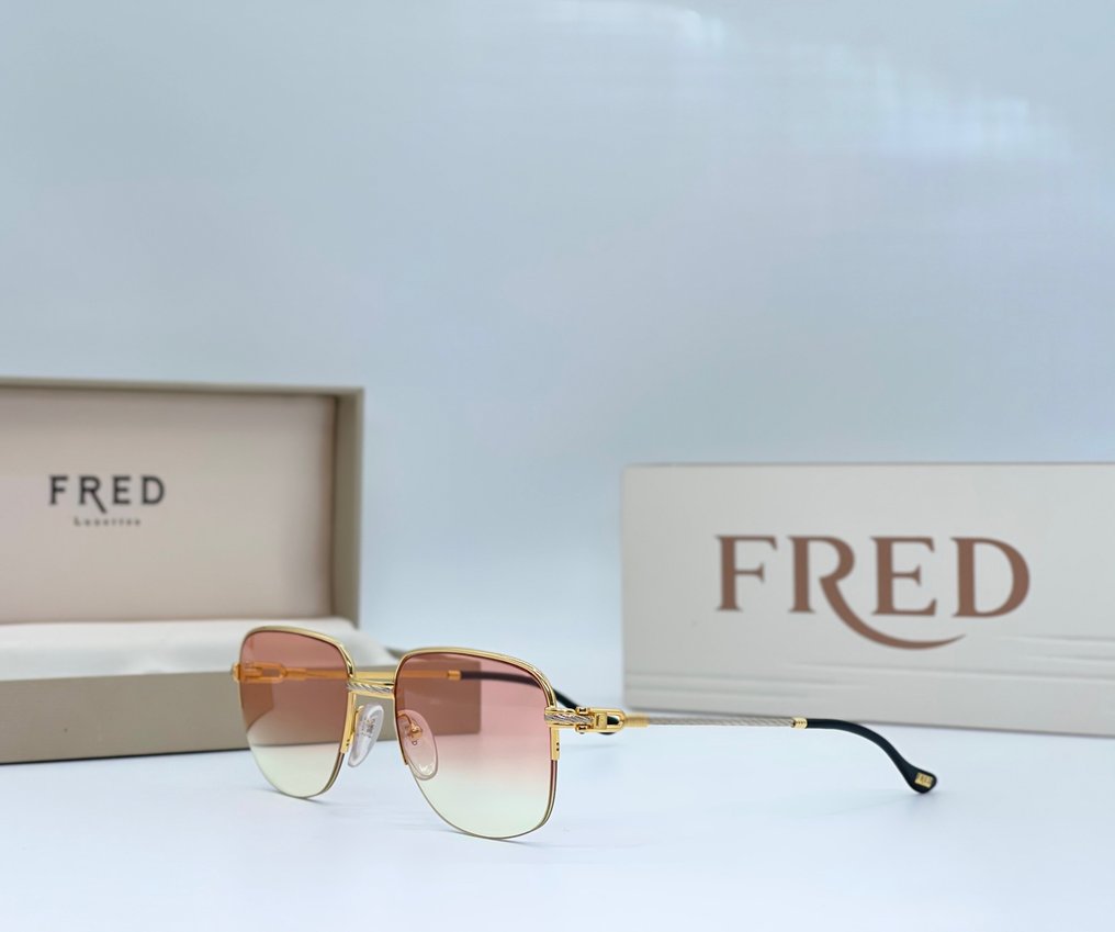 Other brand - Fred Cabestan Vintage Gold Planted 24k - Sunglasses #2.2