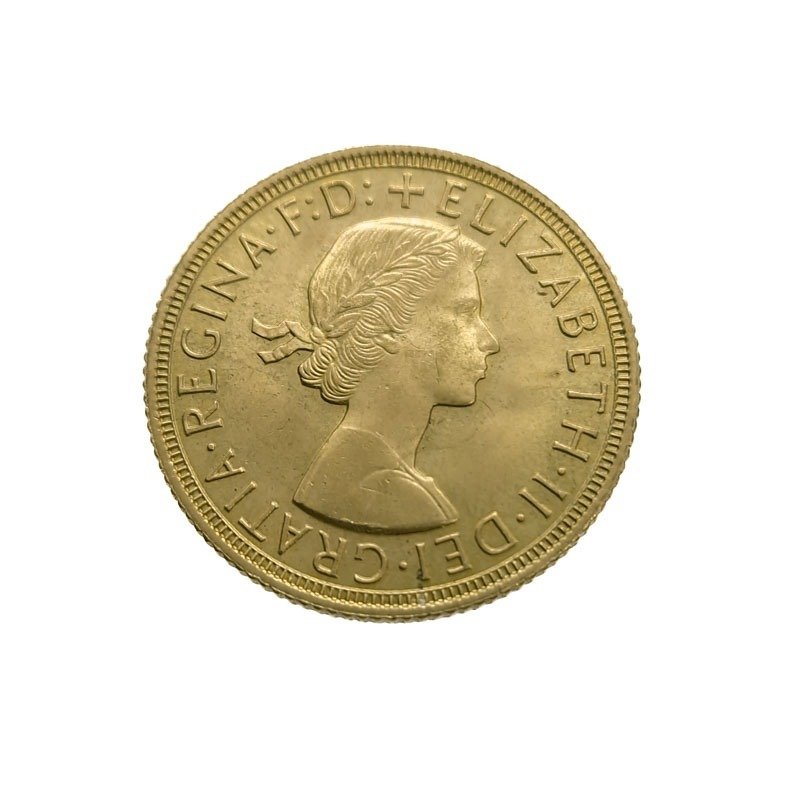 英国. Sovereign 1958 Elizabeth II #1.1