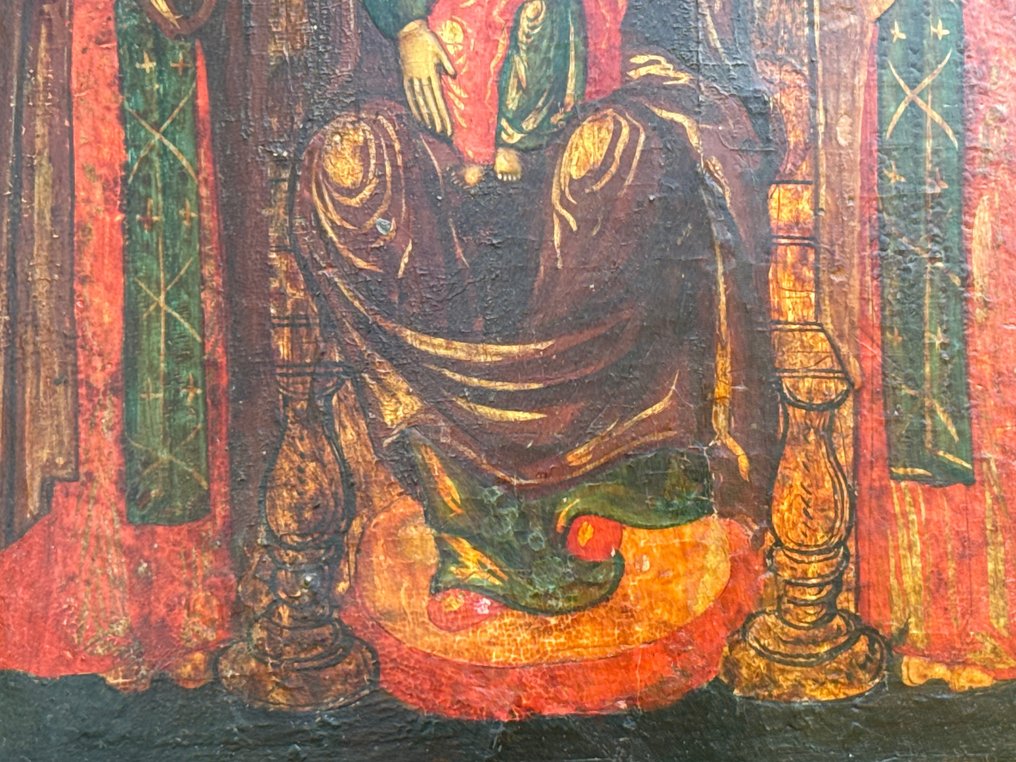 Ícone - Mãe de Deus Pecherskaya - Kiev-Pechersk Lavra - Madeira #3.2