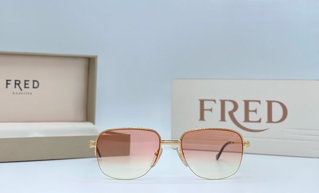 Other brand - Fred Cabestan Vintage Gold Planted 24k - Sunglasses #2.1