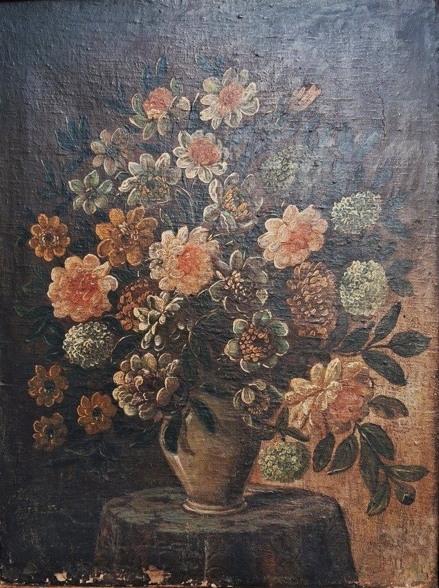 Scuola italiana (XVII-XVIII) - Vaso di fiori #1.1