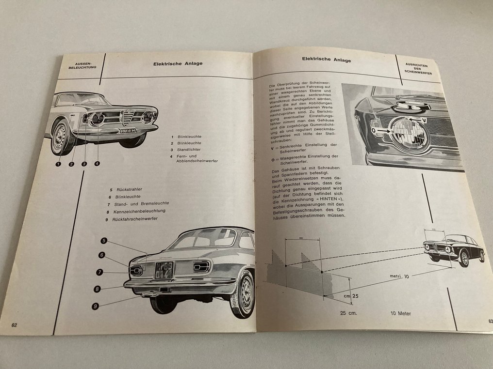 Manual - Alfa Romeo - Alfa Romeo GT 1300 Junior, Betriebsanleitung u. Wartung #3.2