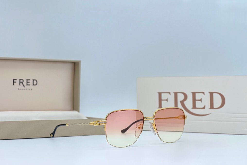 Other brand - Fred Cabestan Vintage Gold Planted 24k - Sunglasses #1.1