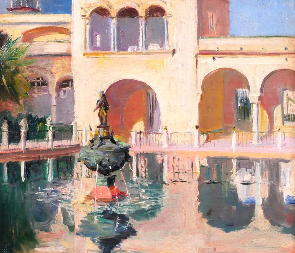 William Adolphe Lambrecht (1876 - 1940) - Spain, Seville, Real Alcázar #2.1