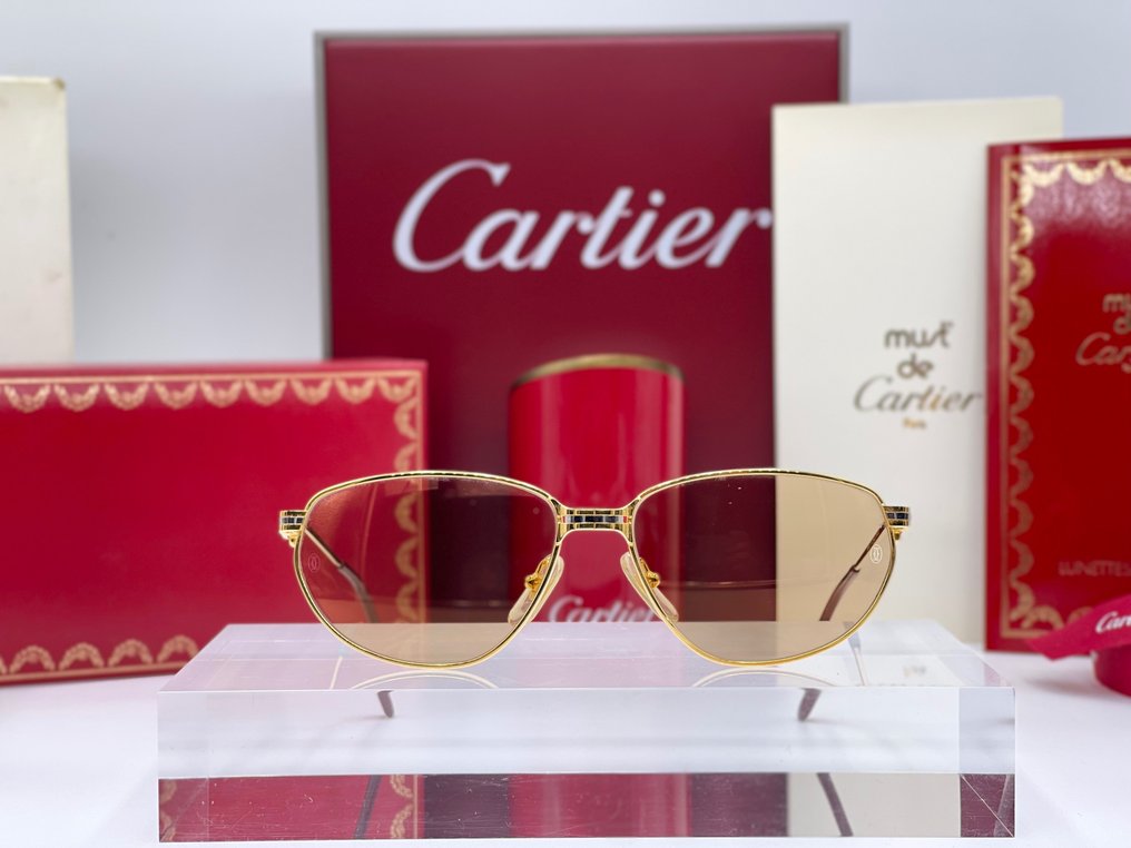 Cartier - Panthere Windsor Vintage Gold Planted 24k - Lunettes de soleil #2.1