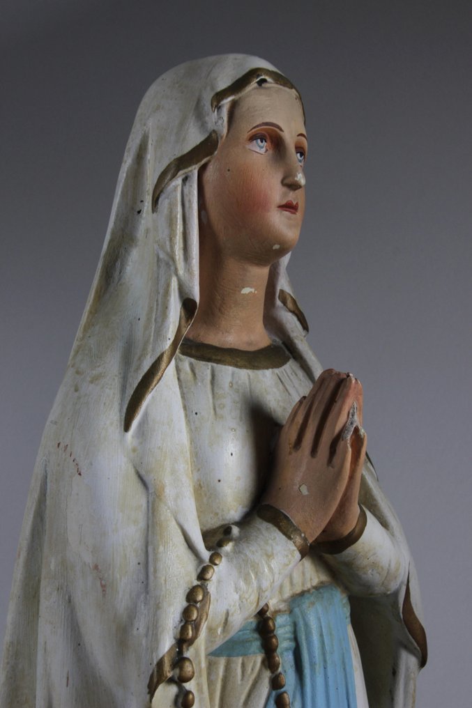 Estátua, OLV van Lourdes - 65 cm - Gesso #1.2