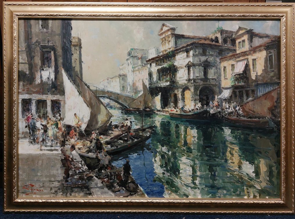 Luigi Pagan (1907-1980) - Canal Vena Palazzo Mascheroni #3.1