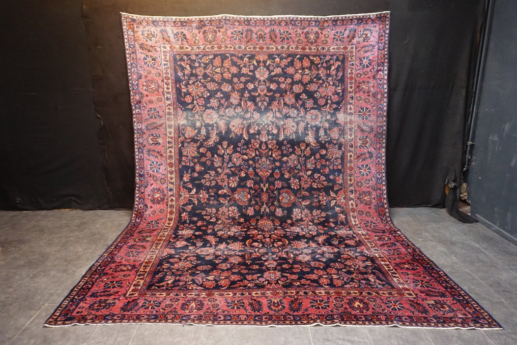 Antigo Keshan Irã - Carpete - 363 cm - 260 cm - Keshan Manchester Antigo #1.1