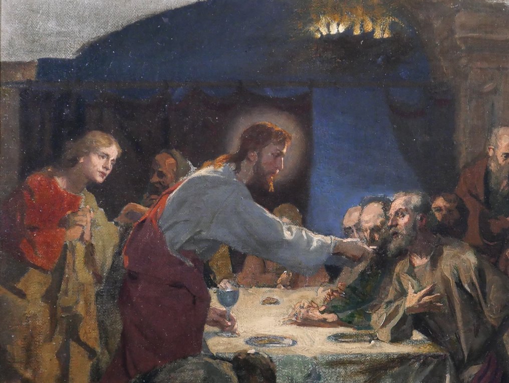 Franz Xaver Dietrich (1882-1962) - The last supper #3.2