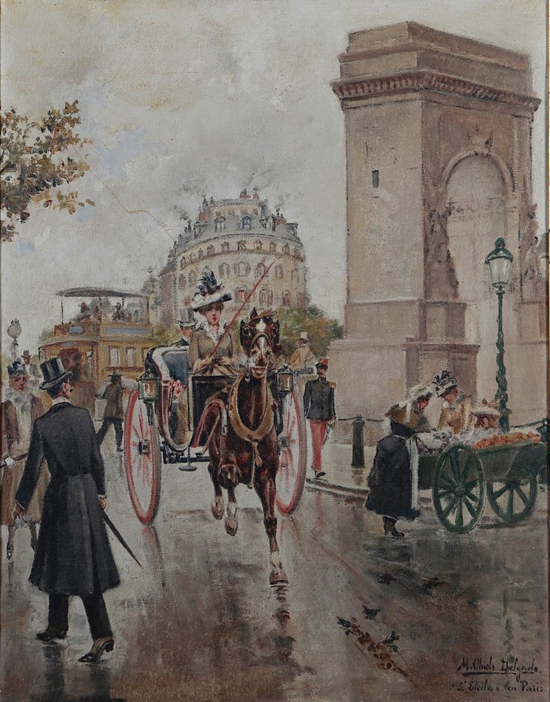 Mariano Obiols Delgado (1860-1911) - L’ etoile en Paris #1.1
