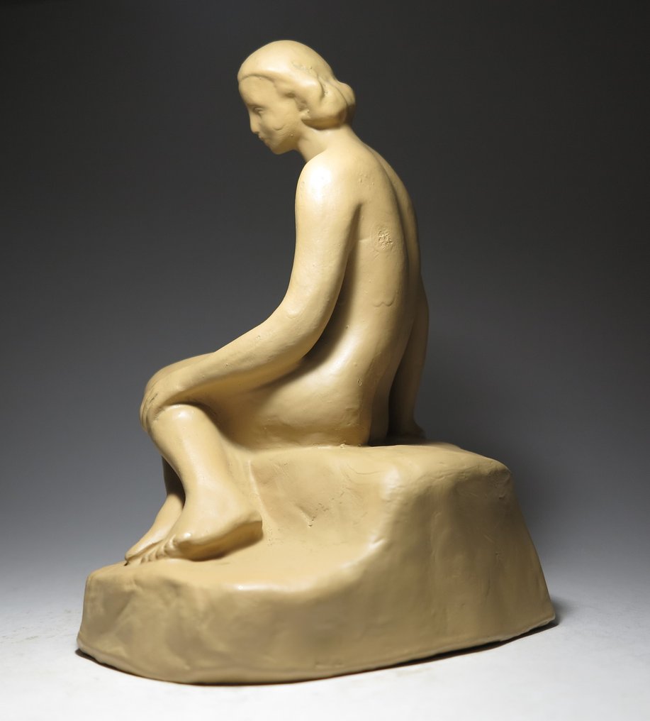 Sculpture, Art Deco Sculpture - 22.5 cm - Céramique - 1940 #2.1