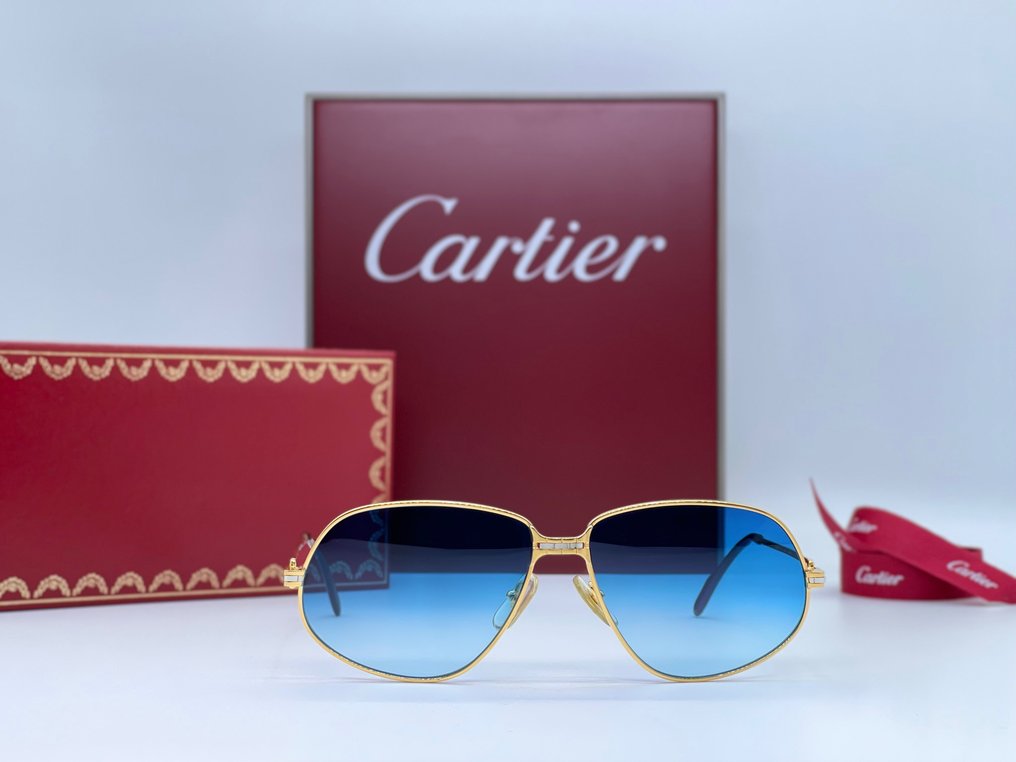 Cartier - Panthere GM Vintage Gold Planted 24k - Sunglasses #2.1