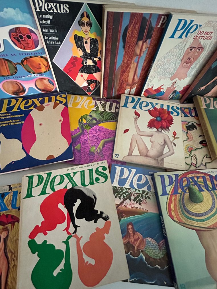 Plexus - 35 revues - Du N° 1 à 12 - 14 à 29 - 31 à 37 - San Antonio Fredric Dard - 1966-1970 #3.1