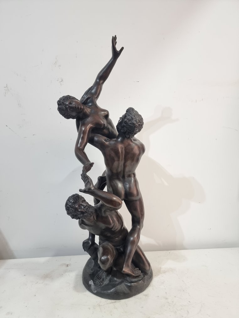雕刻, Ratto delle Sabine - 79 cm - 青銅色 #1.1