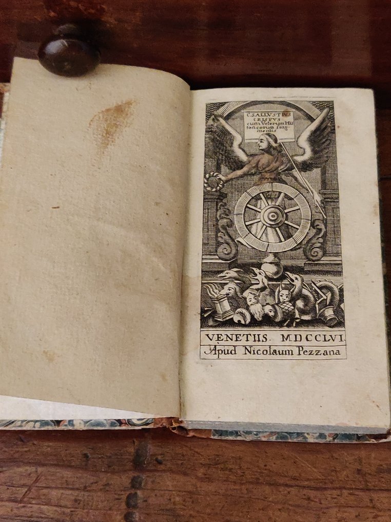 Sallustius - C. Sallustius Crispus cum veterum historicorum fragmentis, Veterum scriptorum & nullorum recentiorum - 1756 #1.1