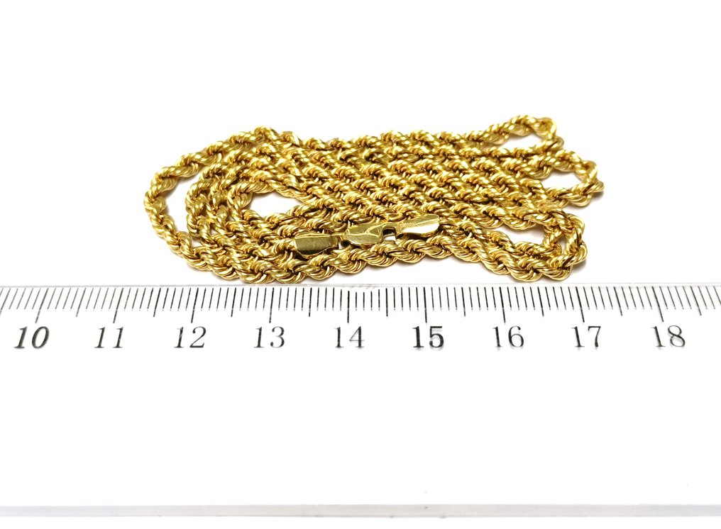 Halsketting - 18 karaat Geel goud, 50cm - 18kt #2.2
