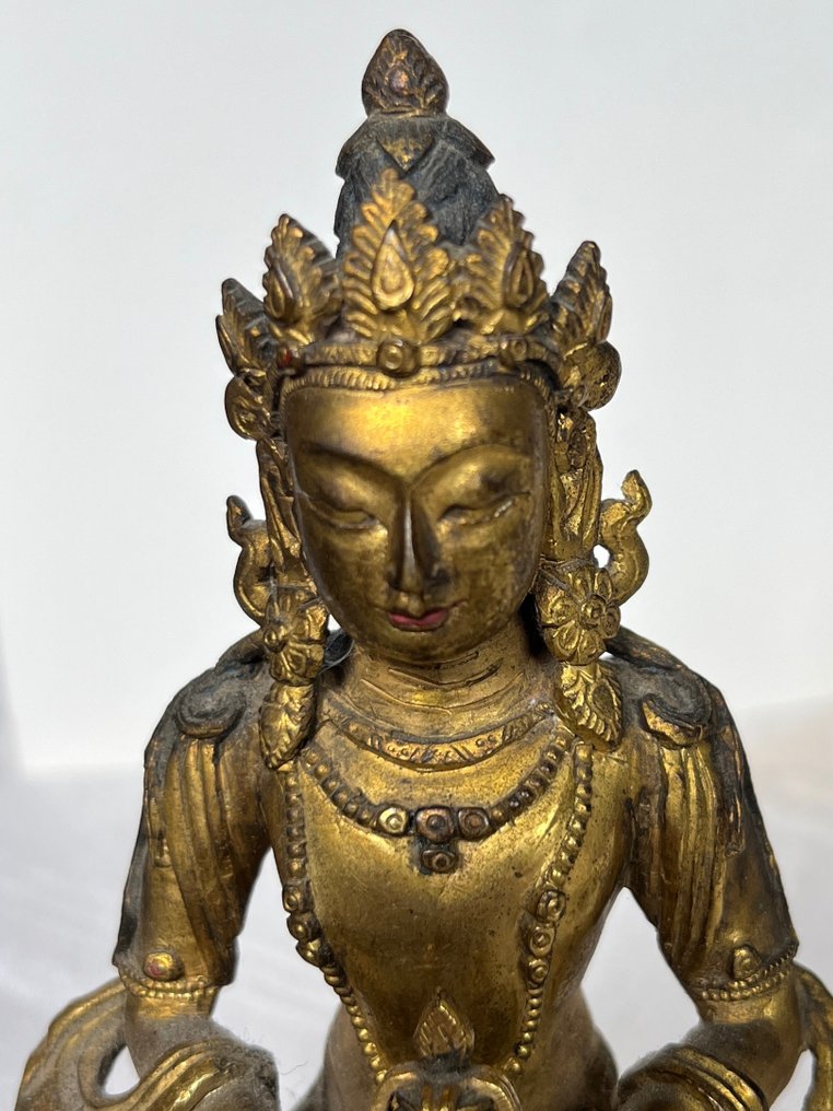 Amithyus gilt bronce statue - επίχρυσο μπρονς - Κίνα - 18ος αιώνας #3.2