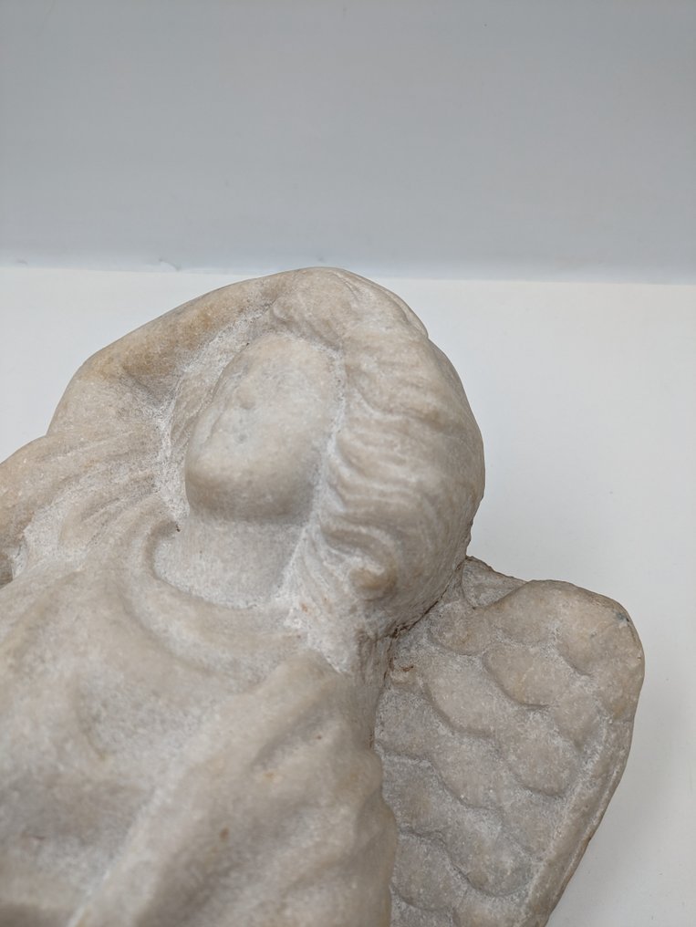 Sculpture, Angelo - 40 cm - Carrara marble #2.1