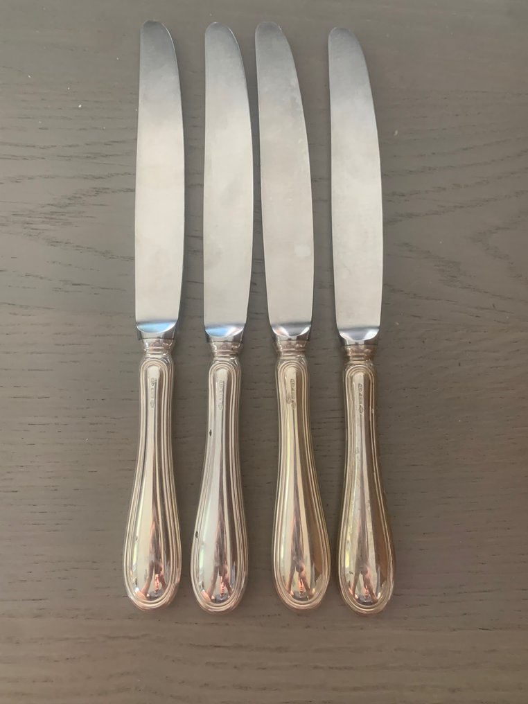 Table knife (4) - .800 silver #1.2