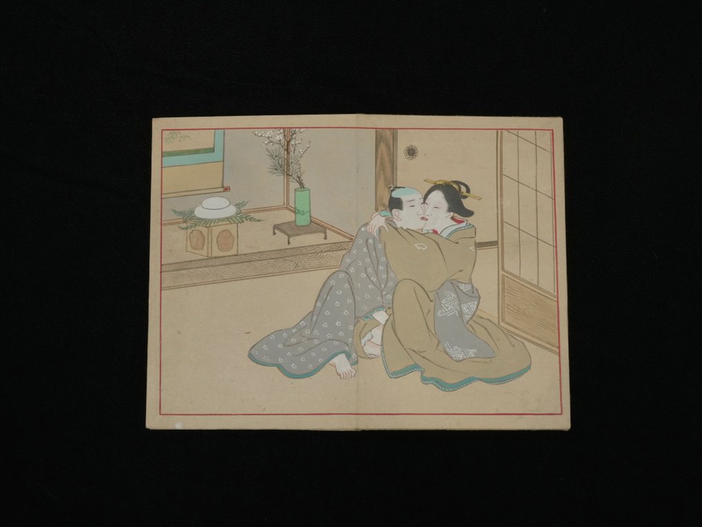 Shunga album with 12 paintings - 'Nenjū gyōji tora no maki' 年中行事 虎の巻 (Yearly Celebrations, vol - Unknown - 日本 #3.1