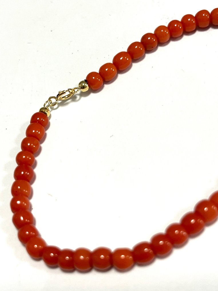 Κοράλλι - 18 καράτια - Κίτρινο χρυσό - Βραχιόλι #1.0