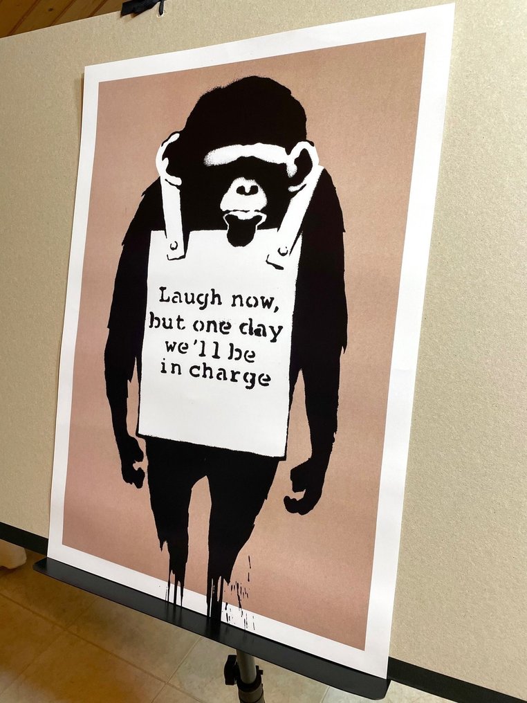 Banksy (after) - Laugh Now - 2010-tallet #2.1