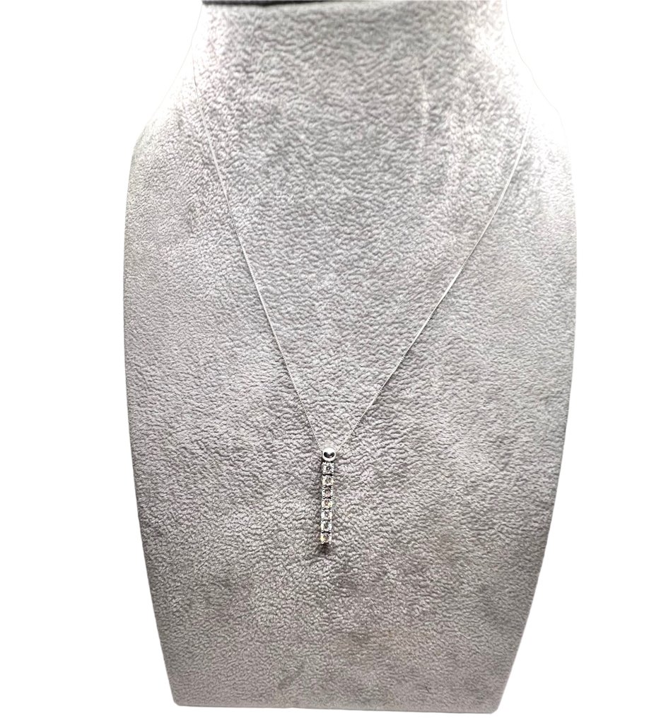 Necklace with pendant White gold -  0.70ct. tw. Diamond #2.1