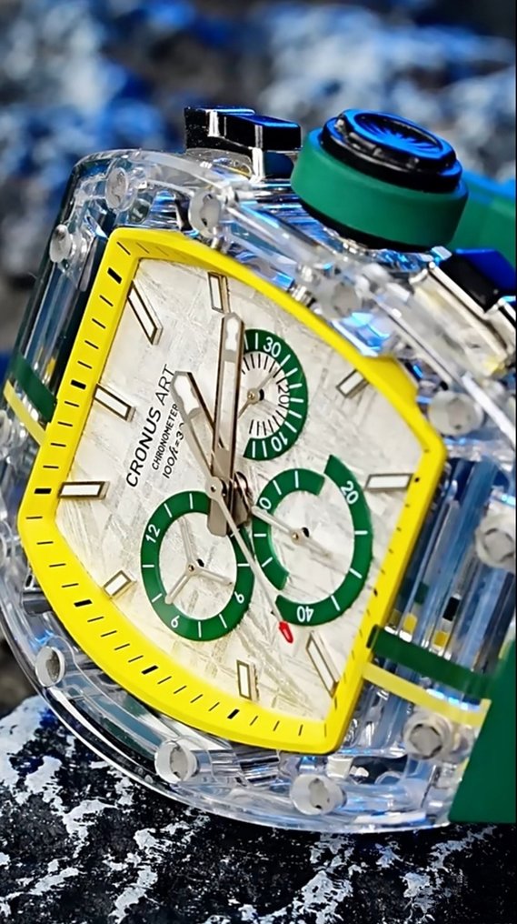 奢华铁陨石手表 机械机芯 / 碳纤维表壳 / 蓝宝石水晶玻璃 - 50 g #2.1