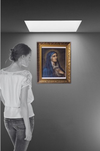Scuola italiana (XIX) - Madonna addolorata con corona di spine #2.1