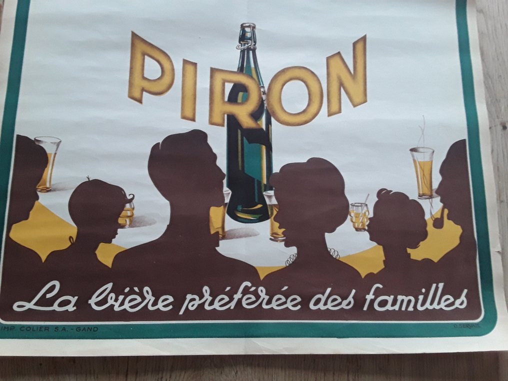 O. Servais - PIRON  La biere preferee des familles - Années 1950 #1.2