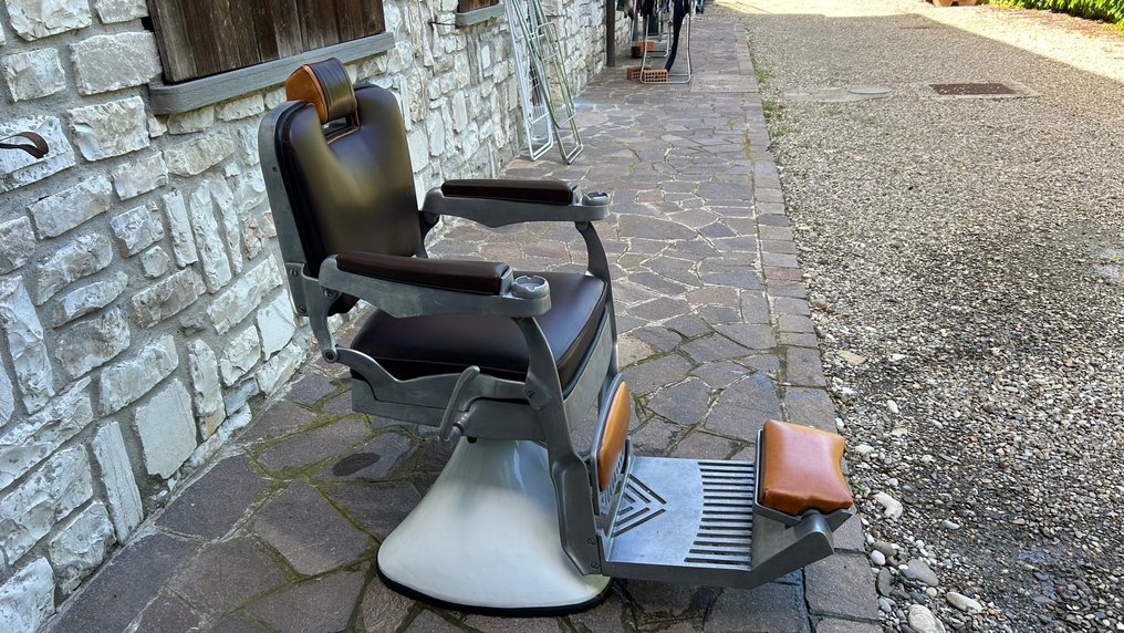 Jupiter - Krzesło fryzjerskie - krzesło fryzjerskie - Stal #1.2
